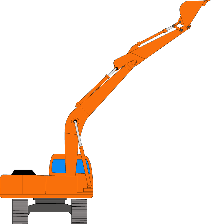 トラスト 建設用フリーイラスト フリーcadデータ 建設機械1